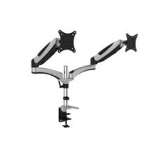 DIGITUS Universal Dual Monitorhalter mit Gasdruckfeder und Klemmbefestigung - (4016032385370)