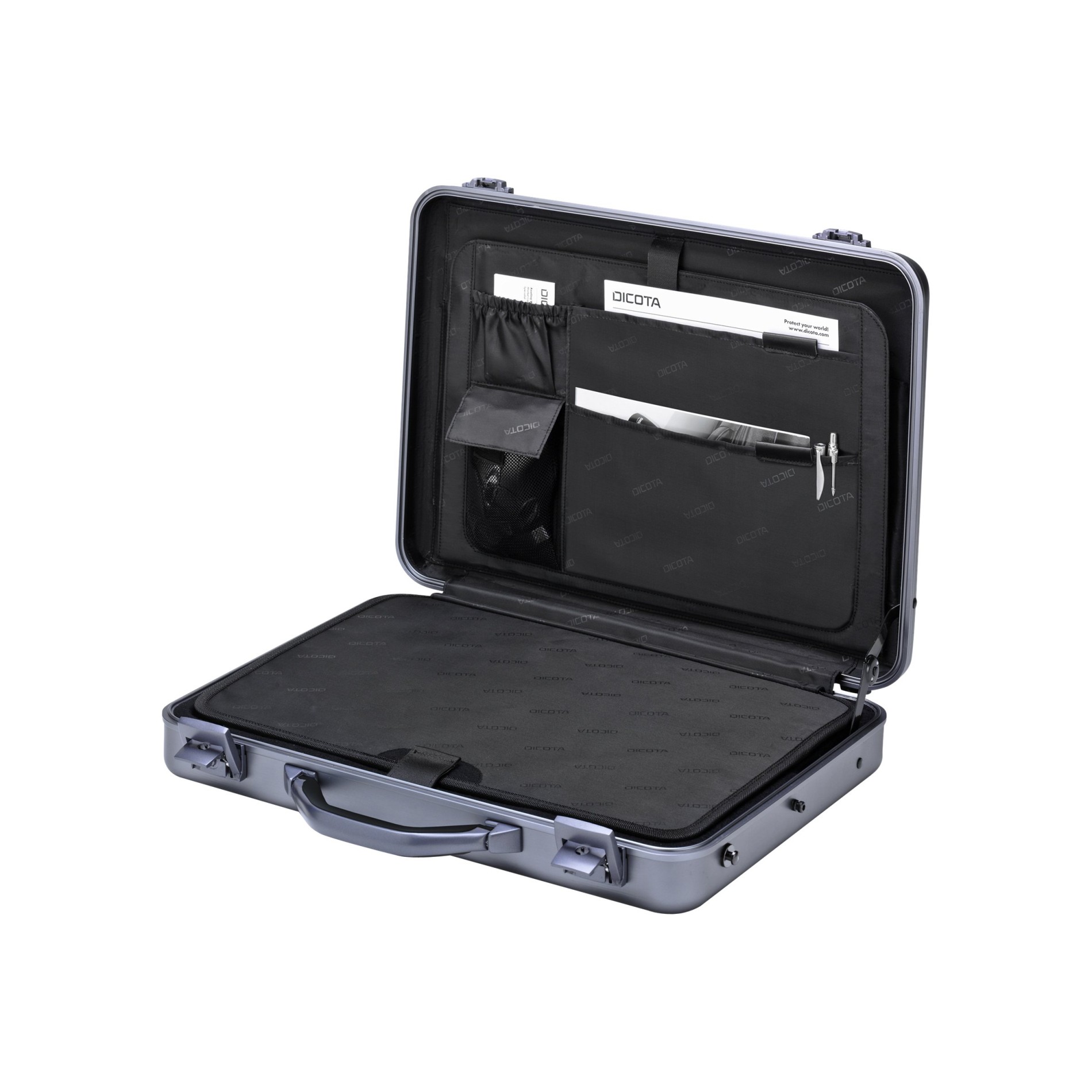 Dicota Alu Briefcase 17.3 - Notebook-Tasche - 43.9 cm (17.3`) - (7332752004597)