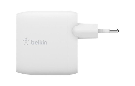 Belkin BOOST CHARGE - Netzteil - 40 Watt - Fast Charge, PD 3.0 - 2 Ausgabeanschlussstellen (2 x USB-C) - (0745883825455)