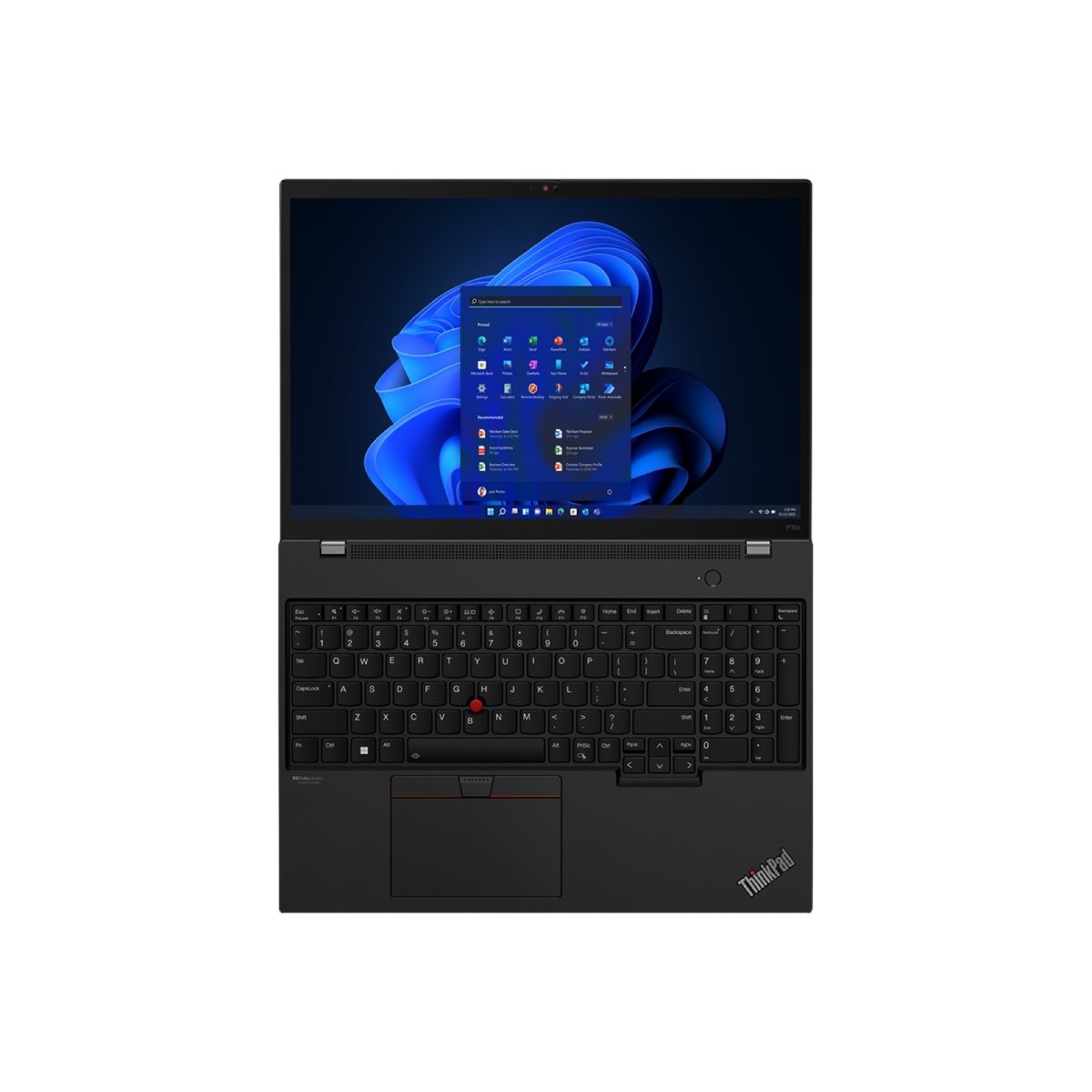 Lenovo ThinkPad P16s Gen 1 21BT - 180°-Scharnierdesign - Intel Core i7 1260P / 2.1 GHz - Win 10 Pro 64-Bit (mit Win 11 Pro Lizenz) - (0196379407608)