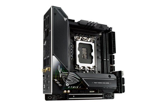 ASUS ROG STRIX Z690-I GAMING WIFI - Motherboard - Mini-ITX - LGA1700-Sockel - Z690 Chipsatz - USB 3.2 Gen 1, USB 3.2 Gen 2, USB-C Gen 2x2, USB4 - 2.5 Gigabit LAN, Wi-Fi 6, Bluetooth - Onboard-Grafik (CPU erforderlich) - (4711081460961)