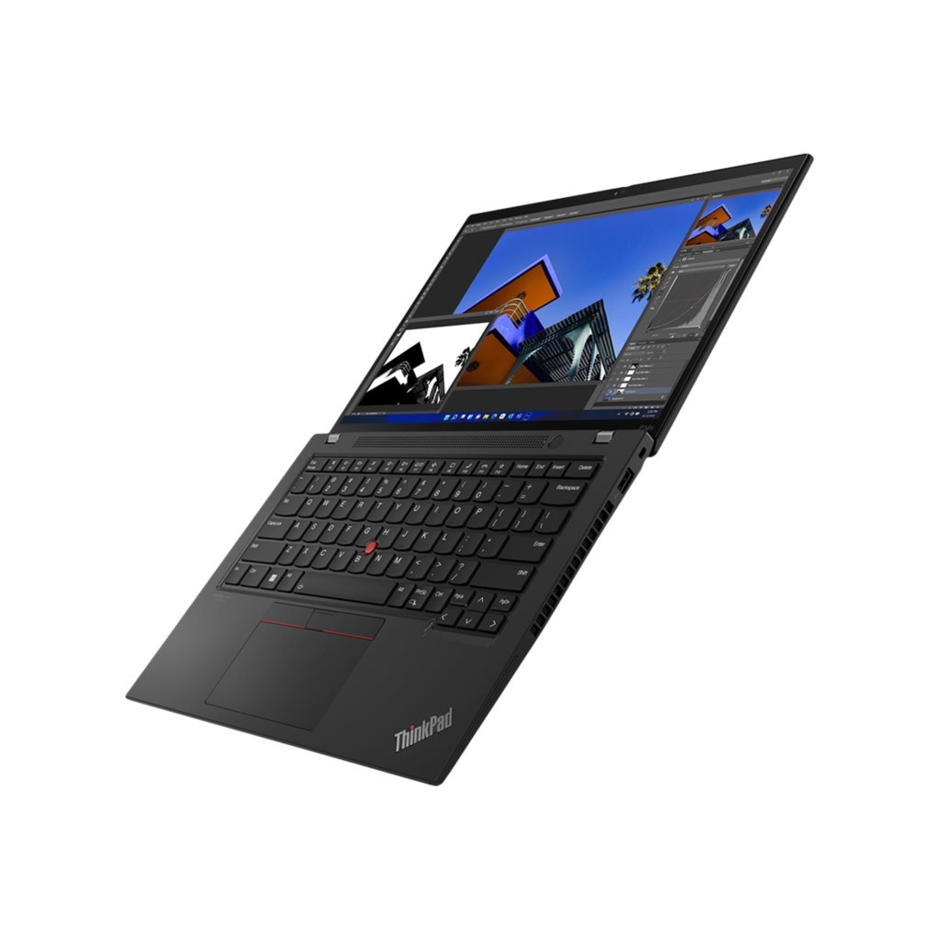 Lenovo ThinkPad P14s Gen 3 21AK - 180°-Scharnierdesign - Intel Core i7 1280P / 1.8 GHz - vPro - Win 10 Pro 64-Bit (mit Win 11 Pro Lizenz) - (0196379506462)