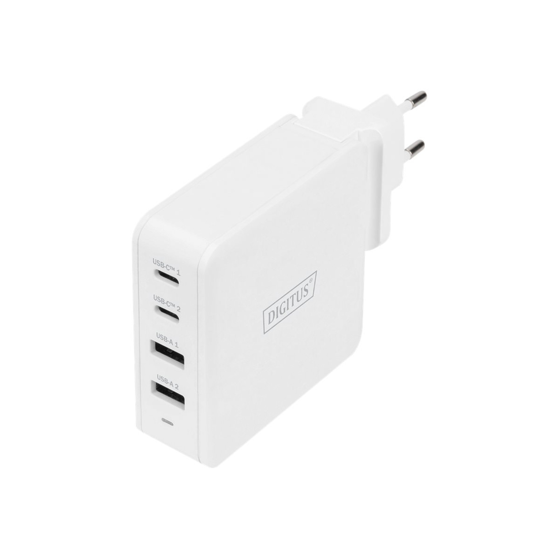 DIGITUS 4-Port Universal USB-Ladeadapter, USB-C / USB A, 100 W - (4016032474043)