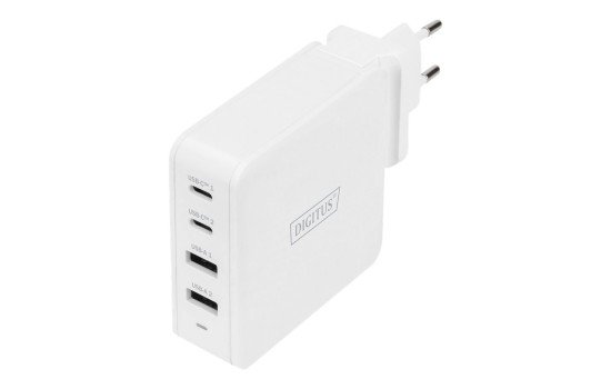 DIGITUS 4-Port Universal USB-Ladeadapter, USB-C / USB A, 100 W - (4016032474043)