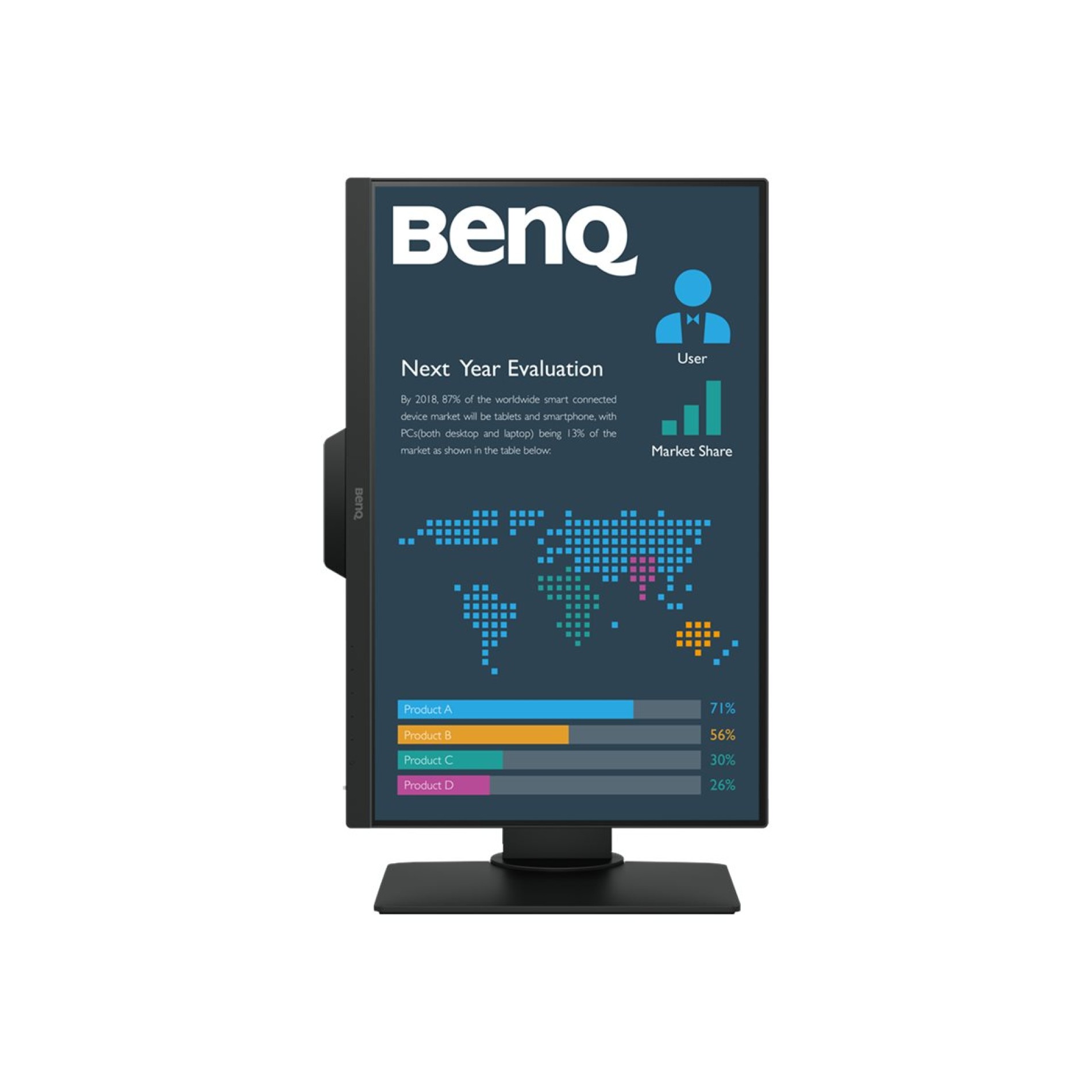 BenQ BL2381T - LED-Monitor - 57.2 cm (22.5`) - (4718755077180)