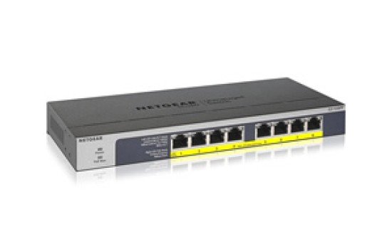 Netgear GS108PP - Switch - 8 x 10/100/1000 (PoE+) - (0606449130034)