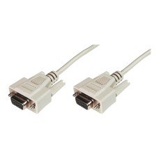 DIGITUS Datatransfer Anschlusskabel, D-Sub9/Bu - D-Sub9/Bu - (4016032301134)