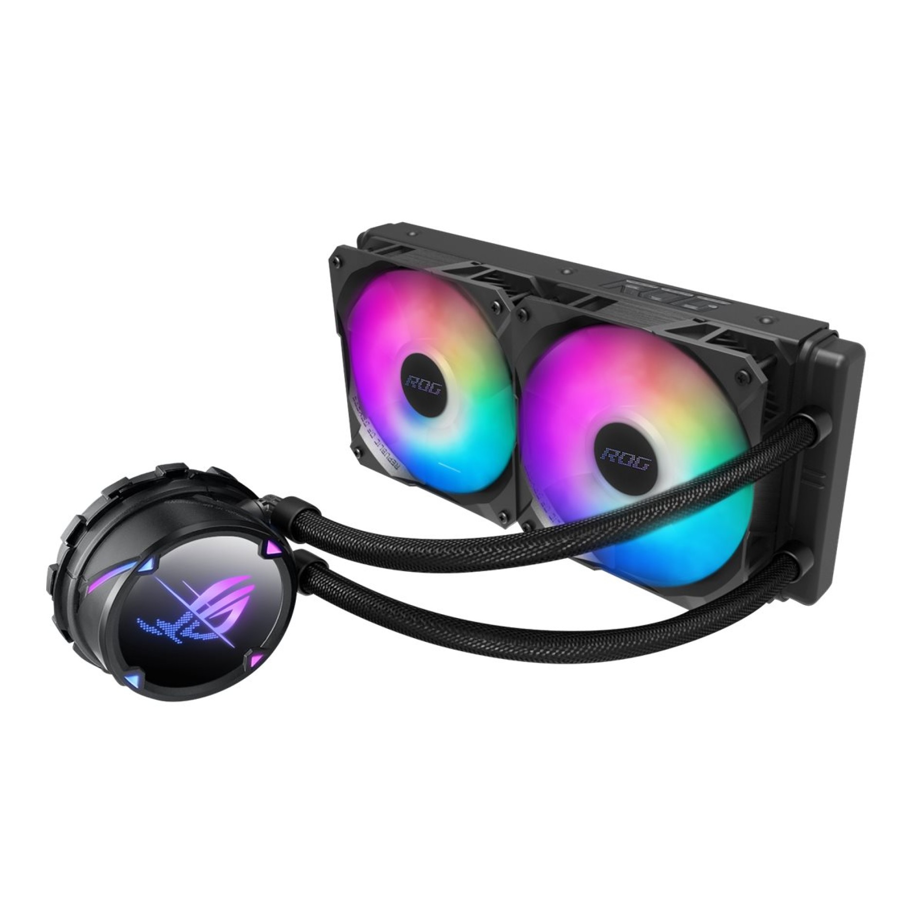 ASUS ROG STRIX LC II 240 ARGB - Prozessor-Flüssigkeitskühlsystem - Kühlergröße: 240 mm - (für: LGA1156, LGA1155, LGA2011, LGA1150, LGA2011-3, LGA1151, AM4, LGA2066, TR4, LGA1200, LGA1700) - (4711081145905)