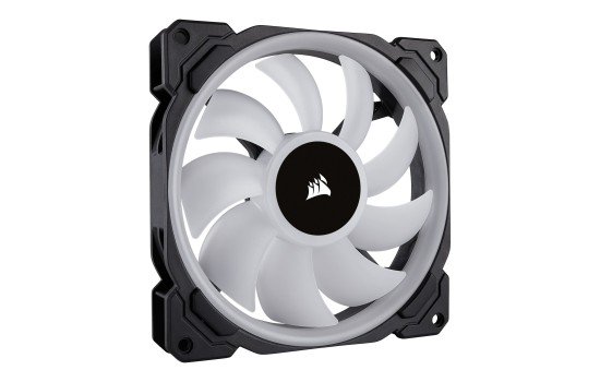 Corsair LL Series LL140 RGB Dual Light Loop - Gehäuselüfter - 140 mm - weiß, Blau, Gelb, Rot, grün, orange, violett - 14 cm (Packung mit 2) - (0843591032452)