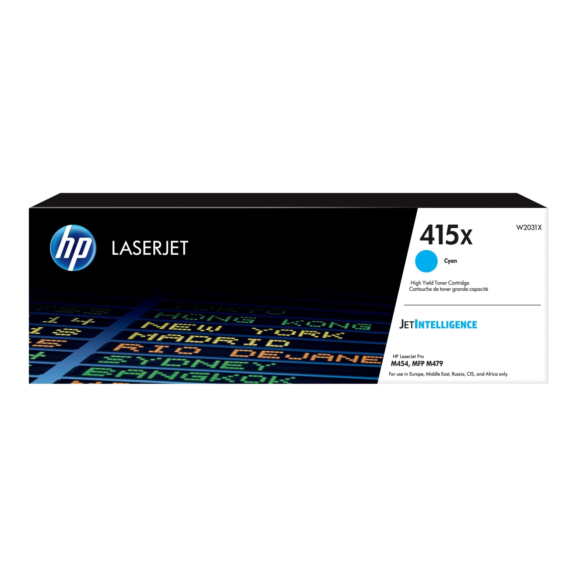 HP 415X - Hohe Ergiebigkeit - Cyan - Original - LaserJet - Tonerpatrone (W2031X) - (0192018046399)