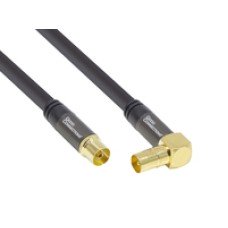 Good Connections GC-M2077 - 10 m - IEC/coax - IEC/coax - Schwarz - (4014619858859)