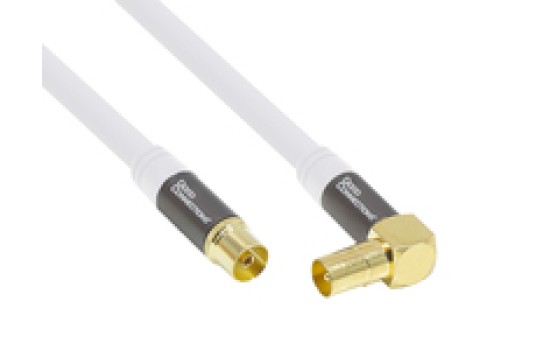 Good Connections GC-M2068 - 15 m - RG-6/U - IEC/Koax - IEC/Koax - Weiß - (4014619858767)