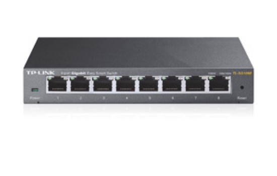 TP-LINK JetStream TL-SG108E Easy Smart Switch - (6935364021856)