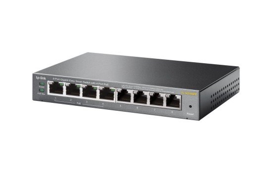 TP-LINK Easy Smart TL-SG108PE - Switch - Smart - 4 x 10/100/1000 (4 PoE) - (6935364094744)