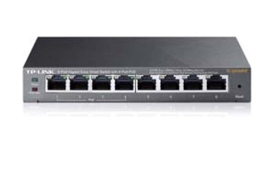TP-LINK Easy Smart TL-SG108PE - Switch - Smart - 4 x 10/100/1000 (4 PoE) - (6935364094744)