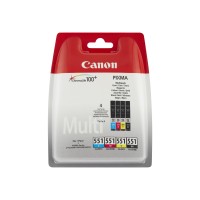 Canon CLI-551 C/M/Y/BK Multipack - 4er-Pack - Schwarz, Gelb, Cyan, Magenta - (8714574584416)