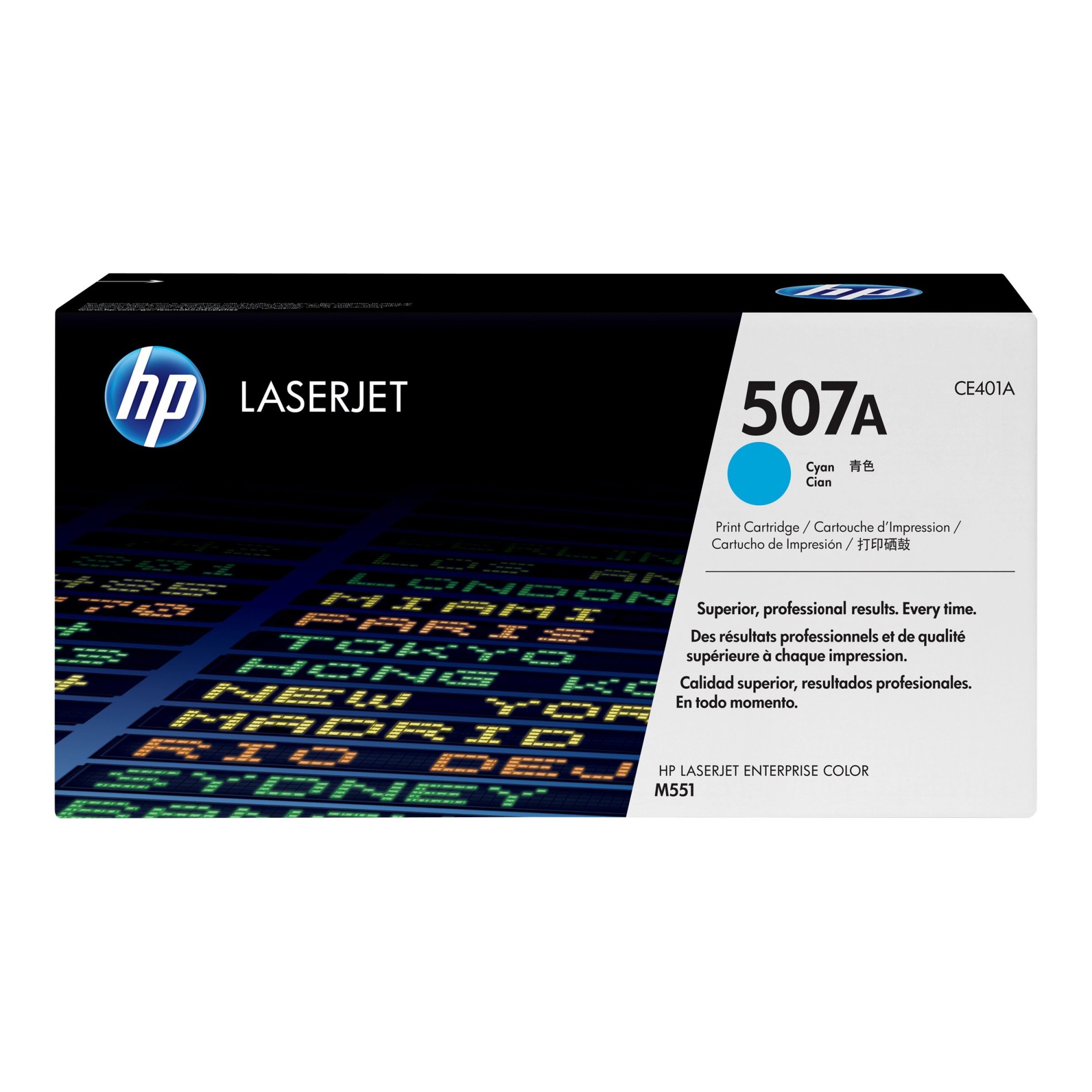 HP 507A - Cyan - original - LaserJet - Tonerpatrone (CE401A) - (0884962554579)