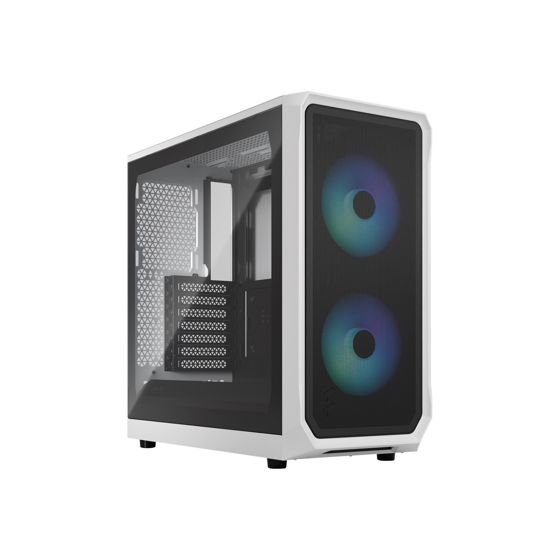 Fractal Design Focus 2 RGB - Tower - ATX - Seitenteil mit Fenster (gehärtetes Glas) - (7340172703488)