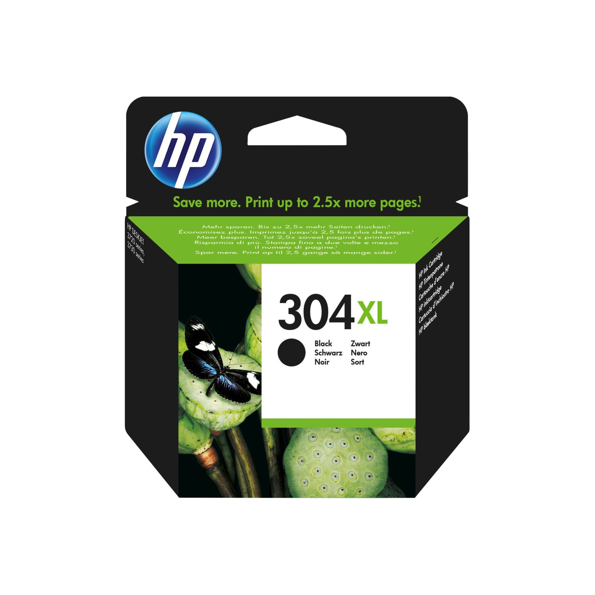 HP 304XL - Hohe Ergiebigkeit - Schwarz - Original - (0889894860859)