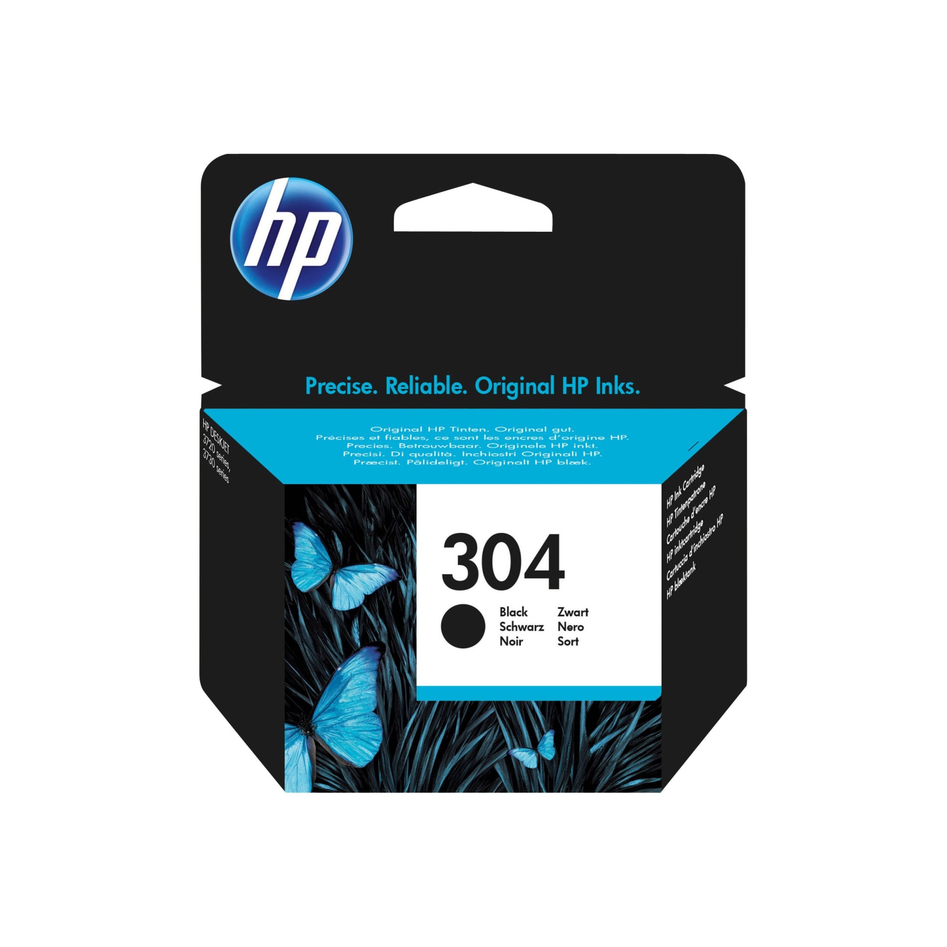 HP 304 - Schwarz - Original - Tintenpatrone - für AMP 130 - (0889894860774)
