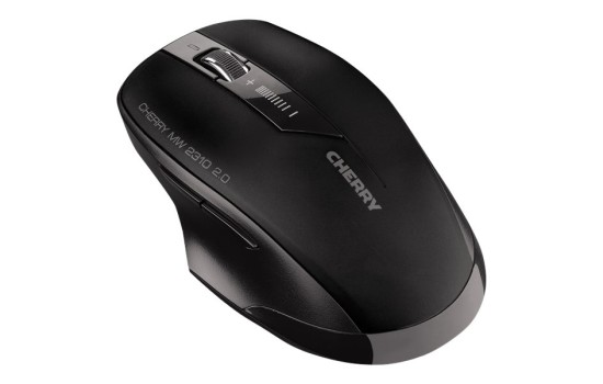Cherry MW 2310 2.0 - Maus - rechts- und linkshändig - optisch - 6 Tasten - kabellos - RF, 2.4 GHz - kabelloser Empfänger (USB) - (4025112089978)