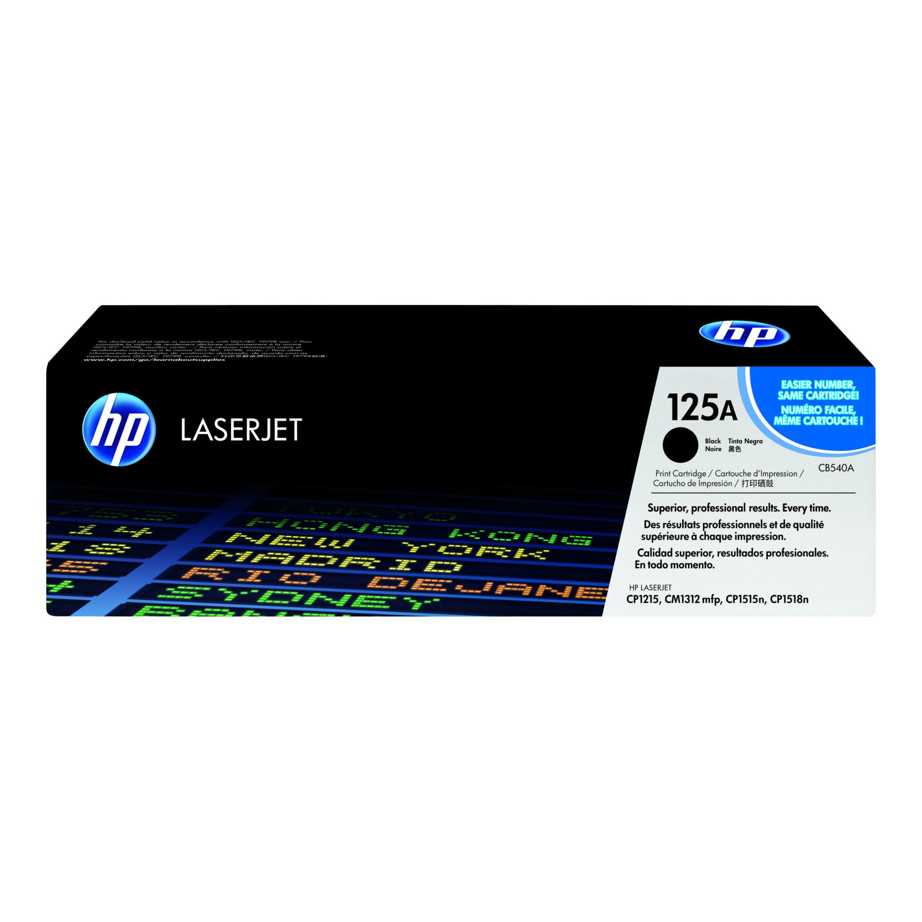 HP 125A - Schwarz - Original - LaserJet - Tonerpatrone (CB540A) - (0808736839174)