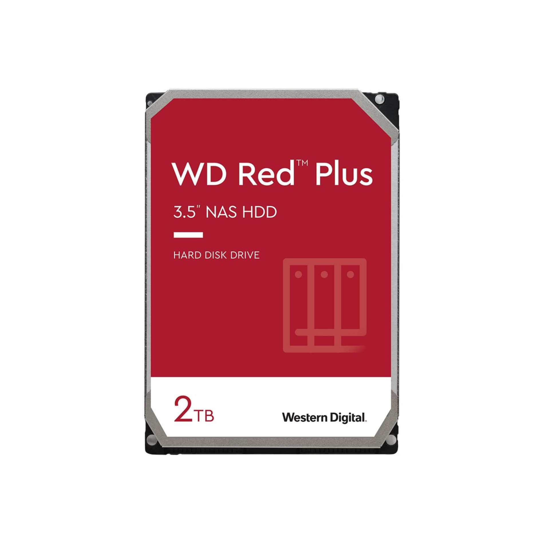 WD Red Plus WD20EFZX - Festplatte - 2 TB - intern - 3.5` (8.9 cm) - (0718037884370)
