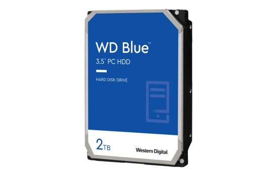 WD Blue WD20EZBX - Festplatte - 2 TB - intern - 3.5` (8.9 cm) - (0718037877501)