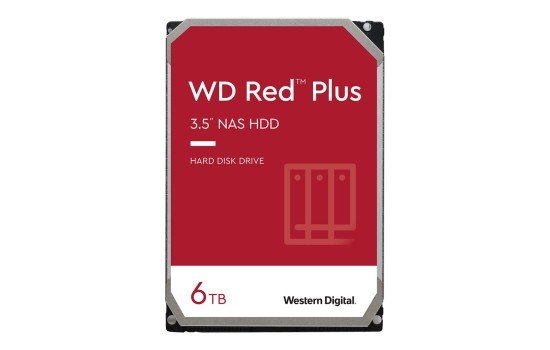 WD Red Plus WD60EFZX - Festplatte - 6 TB - intern - 3.5` (8.9 cm) - (0718037821542)