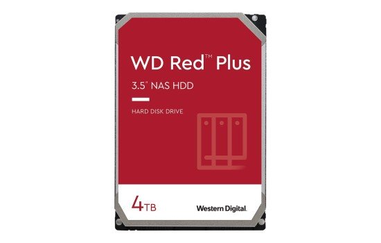 WD Red Plus WD40EFZX - Festplatte - 4 TB - intern - 3.5` (8.9 cm) - (0718037884394)