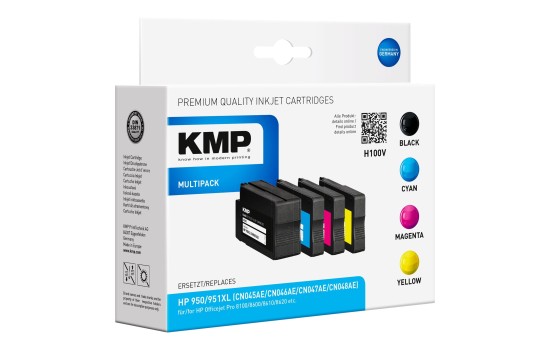 KMP MULTIPACK H100V - 4er-Pack - Schwarz, Gelb, Cyan, Magenta - (4011324172270)