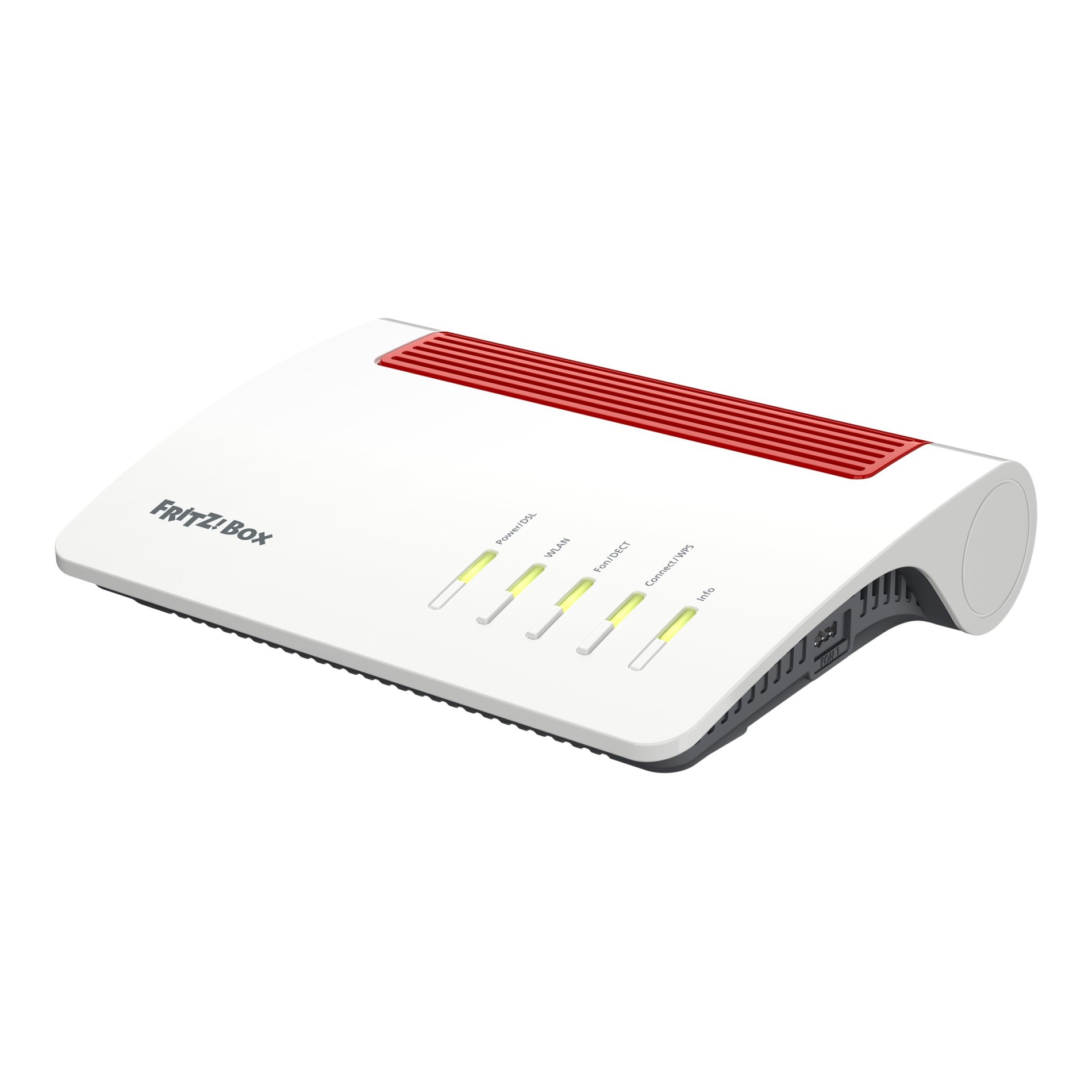 AVM FRITZ!Box 7590 AX - Wireless Router - DSL-Modem - 4-Port-Switch - GigE - 802.11a/b/g/n/ac/ax - Dual-Band - VoIP-Telefonadapter (DECT) - (4023125029981)
