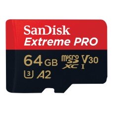 SanDisk Extreme Pro - Flash-Speicherkarte (microSDXC-an-SD-Adapter inbegriffen) - (0619659188573)