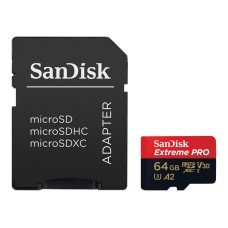 SanDisk Extreme Pro - Flash-Speicherkarte (microSDXC-an-SD-Adapter inbegriffen) - (0619659188573)