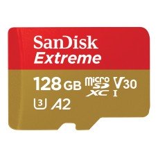 SanDisk Extreme - Flash-Speicherkarte (microSDXC-an-SD-Adapter inbegriffen) - (0619659188450)