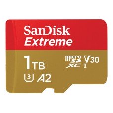 SanDisk Extreme - Flash-Speicherkarte (microSDXC-an-SD-Adapter inbegriffen) - (0619659188474)