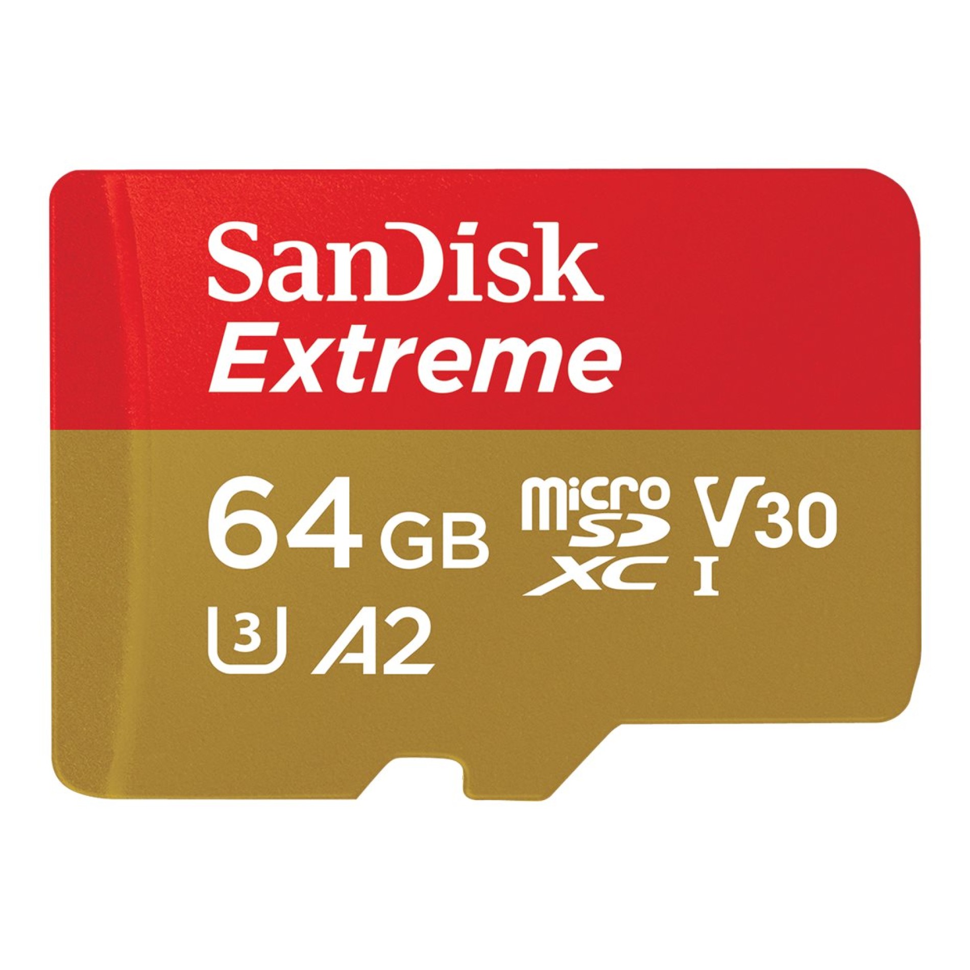 SanDisk Extreme - Flash-Speicherkarte (microSDXC-an-SD-Adapter inbegriffen) - (0619659193409)