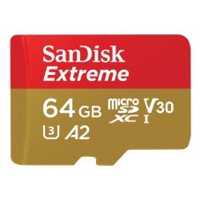 SanDisk Extreme - Flash-Speicherkarte (microSDXC-an-SD-Adapter inbegriffen) - (0619659193409)
