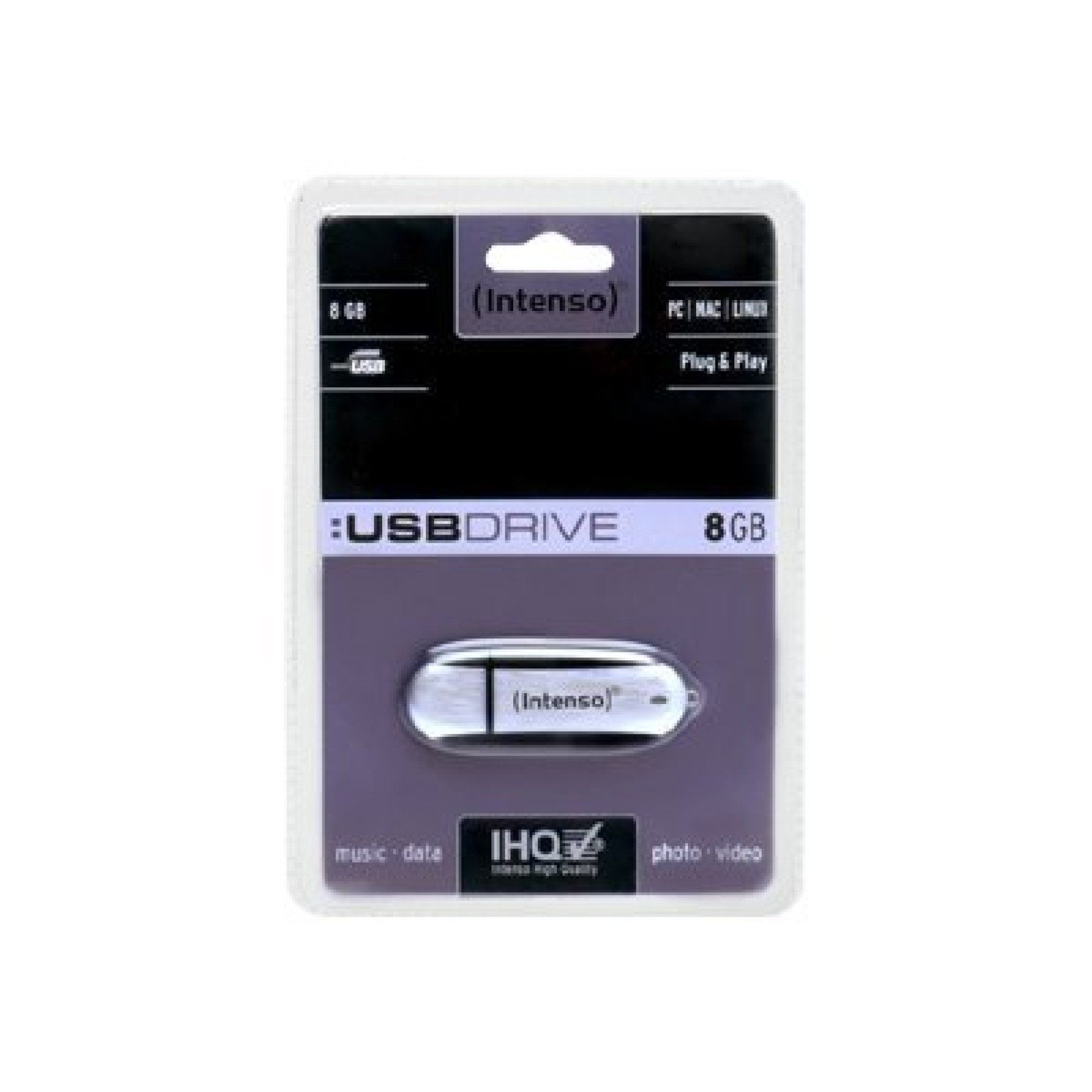Intenso USB-Flash-Laufwerk - 8 GB - USB 2.0 - (4034303020201)