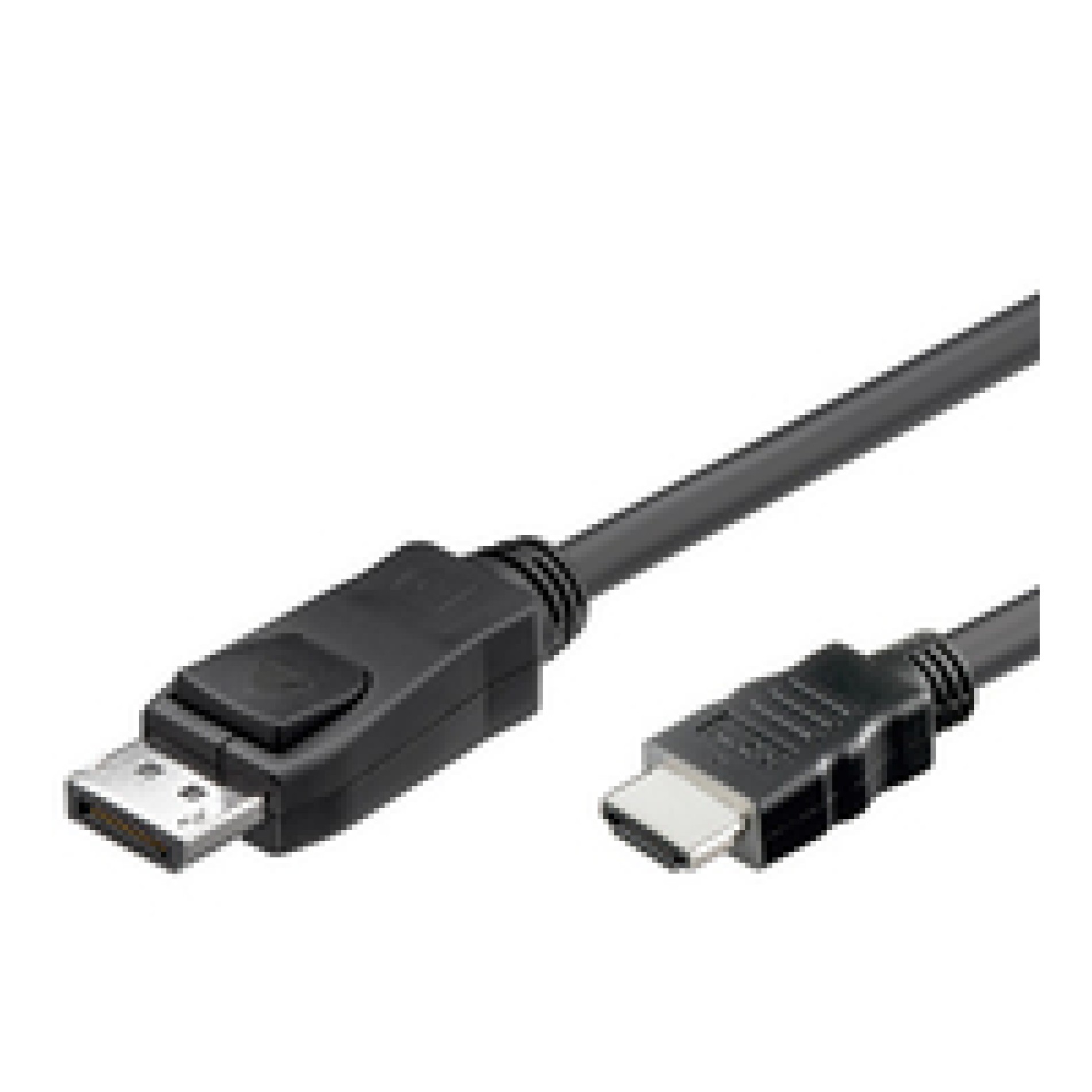 Good Connections Anschlusskabel DisplayPort 1.2 an HDMI - 24K vergoldete Kontakte - OFC - schwarz - 2m - (4014619300297)