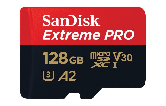 SanDisk Extreme Pro - Flash-Speicherkarte (microSDXC-an-SD-Adapter inbegriffen) - (0619659188528)