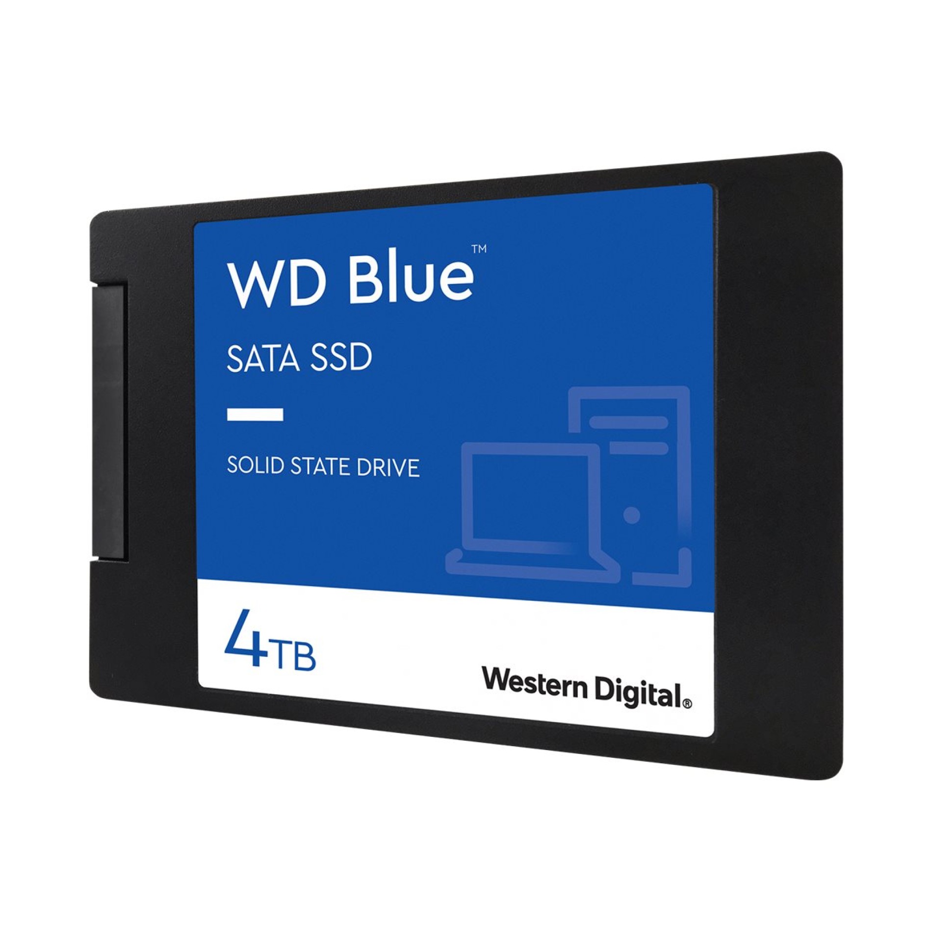 WD Blue 3D NAND SATA SSD WDS400T2B0A - SSD - 4 TB - intern - 2.5` (6.4 cm) - (0718037868127)