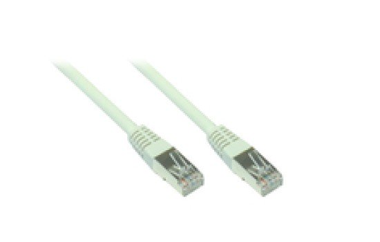 Good Connections RNS Patchkabel mit Rastnasenschutz - Cat. 5e - SF/UTP - PVC - 100MHz - grau - 0,25m - (4014619019045)