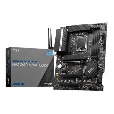 MSI PRO Z690-A WIFI DDR4 - Motherboard - ATX - LGA1700-Sockel - Z690 Chipsatz - USB-C Gen2, USB 3.2 Gen 1, USB 3.2 Gen 2, USB-C Gen 2x2 - 2.5 Gigabit LAN, Wi-Fi, Bluetooth - Onboard-Grafik (CPU erforderlich) - (4719072888633)