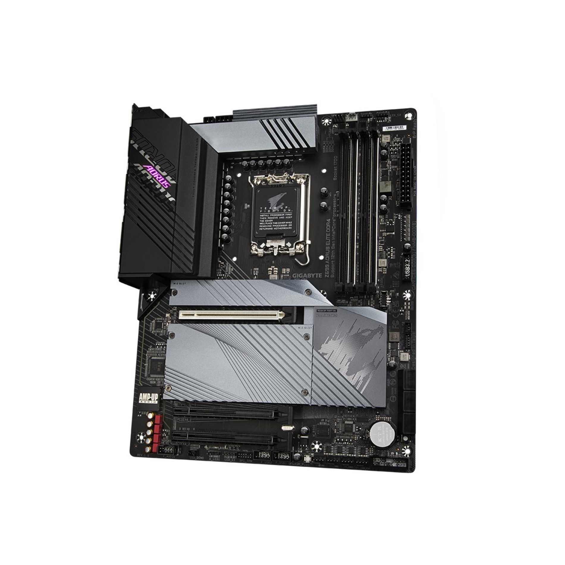 Gigabyte Z690 AOURUS ELITE DDR4 - 1.0 - Motherboard - ATX - LGA1700-Sockel - Z690 Chipsatz - USB-C Gen2, USB 3.2 Gen 1, USB 3.2 Gen 2, USB-C Gen 2x2 - 2.5 Gigabit LAN - Onboard-Grafik (CPU erforderlich) - (4719331827885)