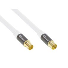 Good Connections GC-M2047 - 10 m - RG-6/U - IEC/Koax - IEC/Koax - Weiß - (4014619858552)
