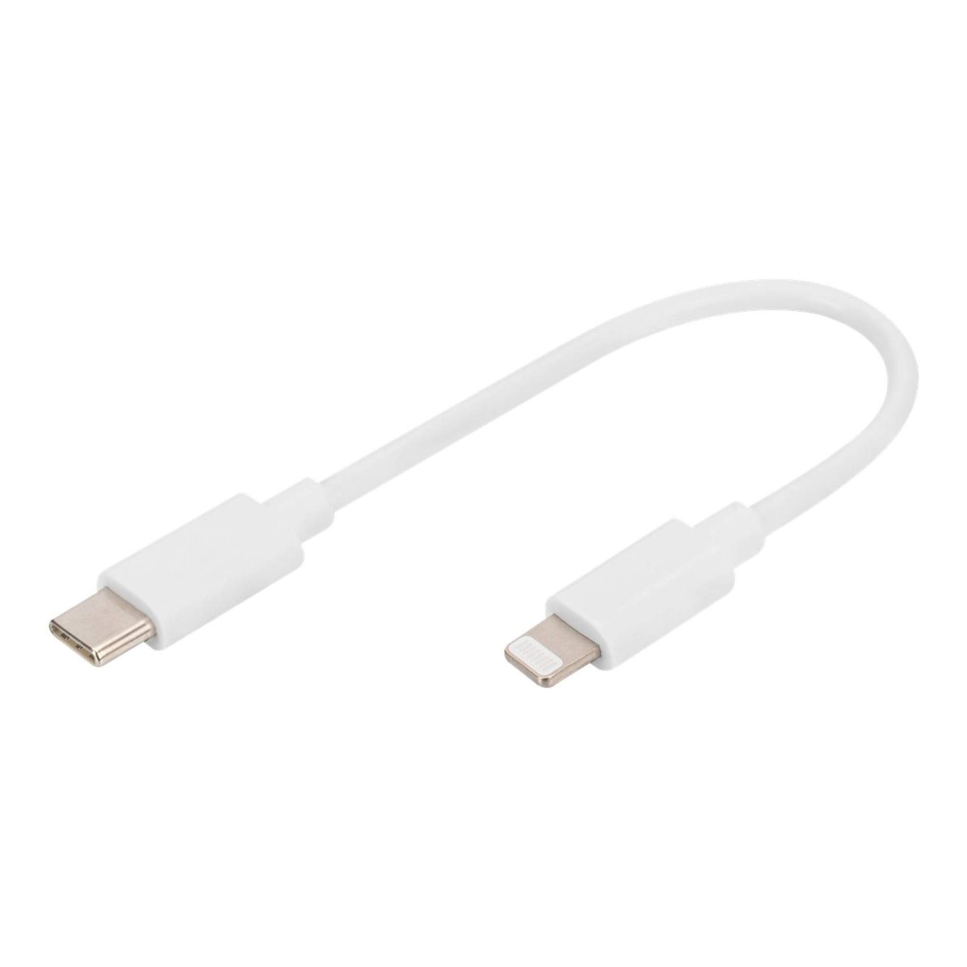 DIGITUS Lightning auf USB - C - Daten-/Ladekabel, MFI-Zertifiziert - (4016032481584)