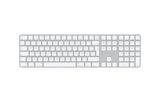 Apple Magic Keyboard with Touch ID and Numeric Keypad - Tastatur - Bluetooth, USB-C - QWERTZ - Deutsch - für iMac (Anfang 2021) - (0194252543870)