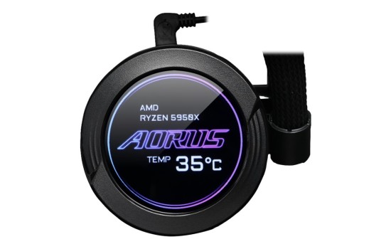 Gigabyte AORUS WATERFORCE X 240 - Prozessor-Flüssigkeitskühlsystem - (für: LGA1156, LGA1366, LGA1155, LGA2011, LGA1150, LGA1151, AM4, LGA2066, TR4, sTRX4, LGA1200) - (4719331552145)