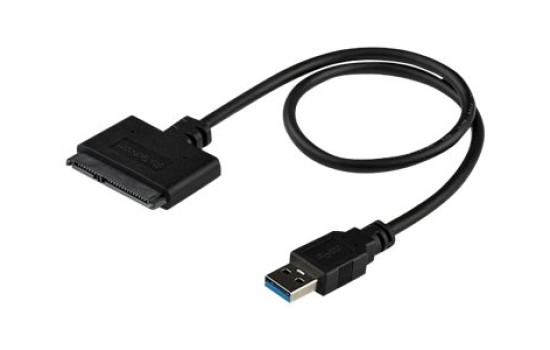 StarTech.com USB 3.0 auf 2,5` (6,4cm) SATA III Adapter Kabel mit UASP - USB 3.0 zu SATA SSD/HDD Konverter / Adapterkabel - Speicher-Controller - 2.5` (6.4 cm) - (0065030854696)